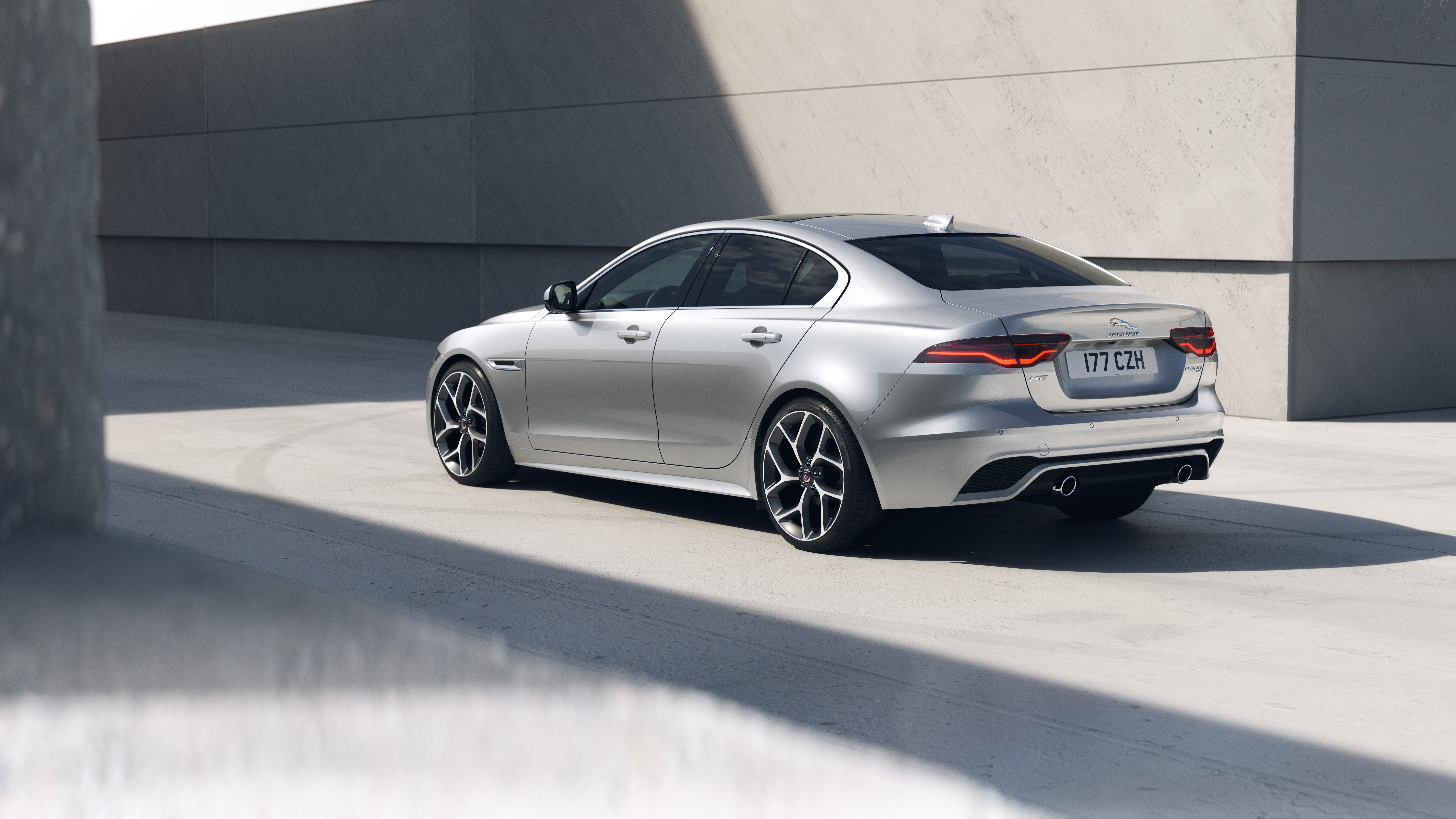 Jaguar XE used R-Dynamic HSE rear three-quarter styling