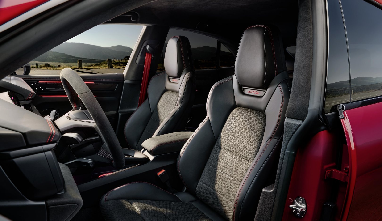 Porsche Macan Electric interior with GTS seats, ADAS tech that drives repair and insurance costs