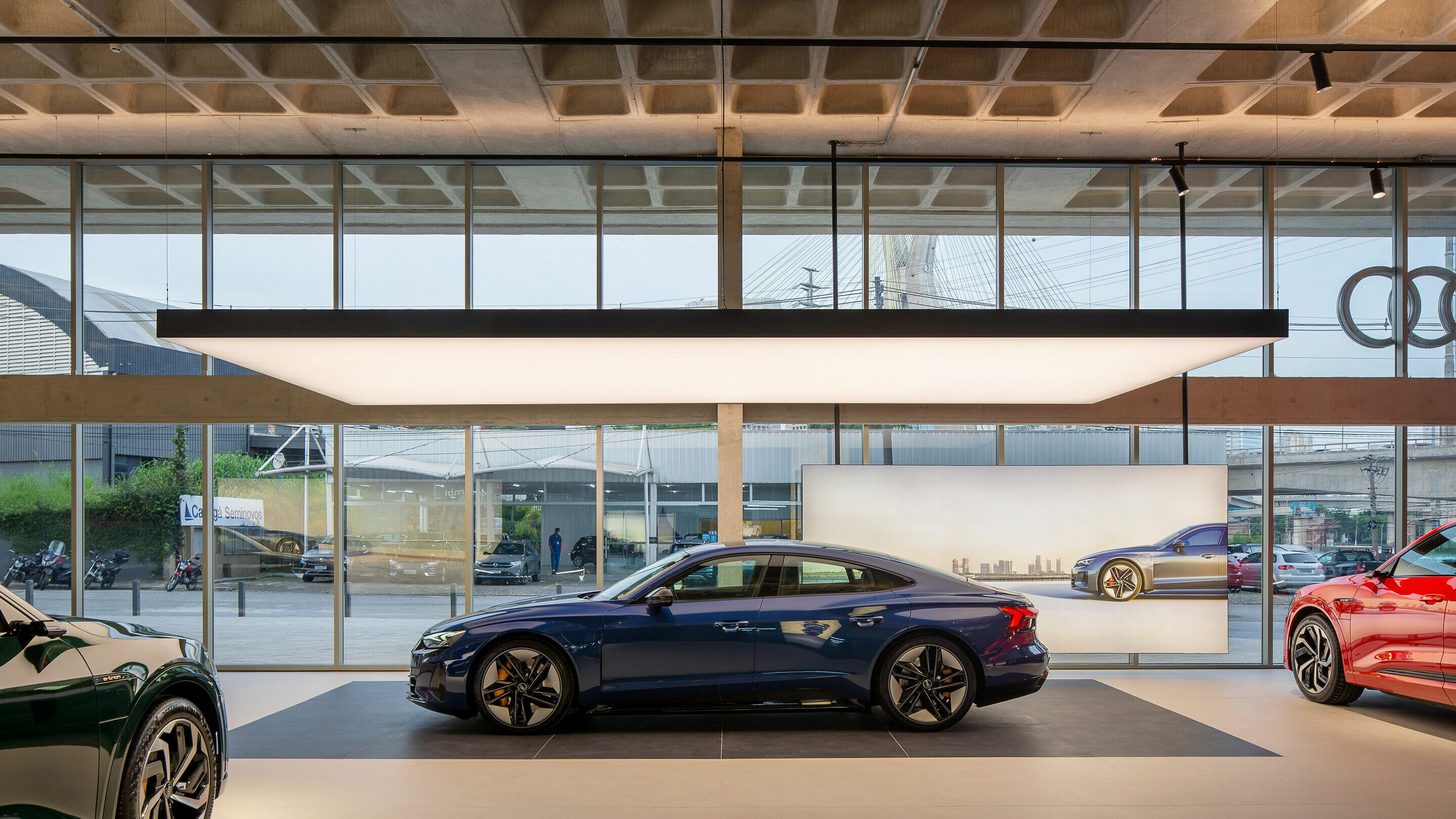 Audi showroom interior, illustrative of FCA motor finance redress affecting premium car buyers