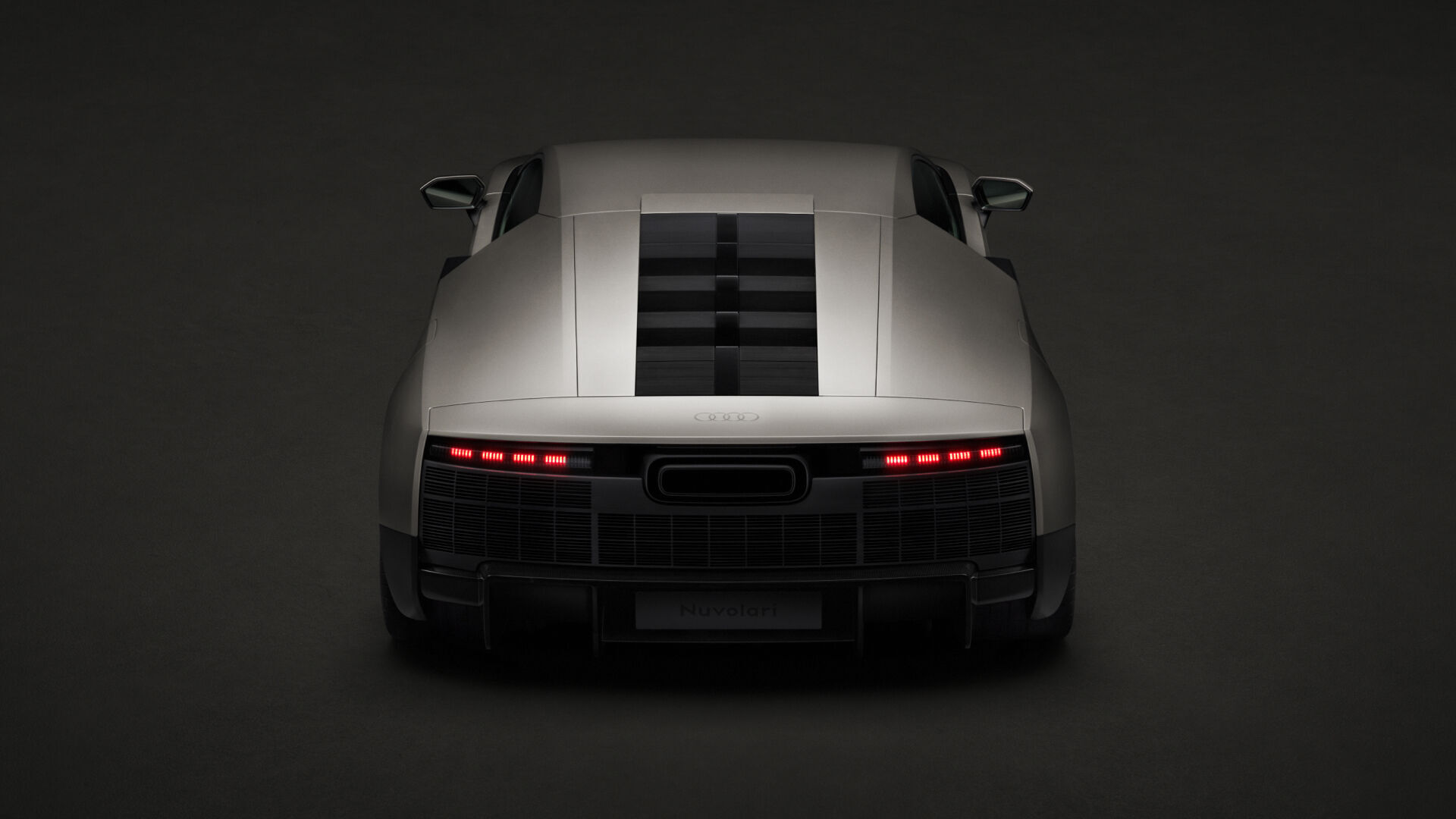 Audi Nuvolari rear studio view, the V8 successor to the R8