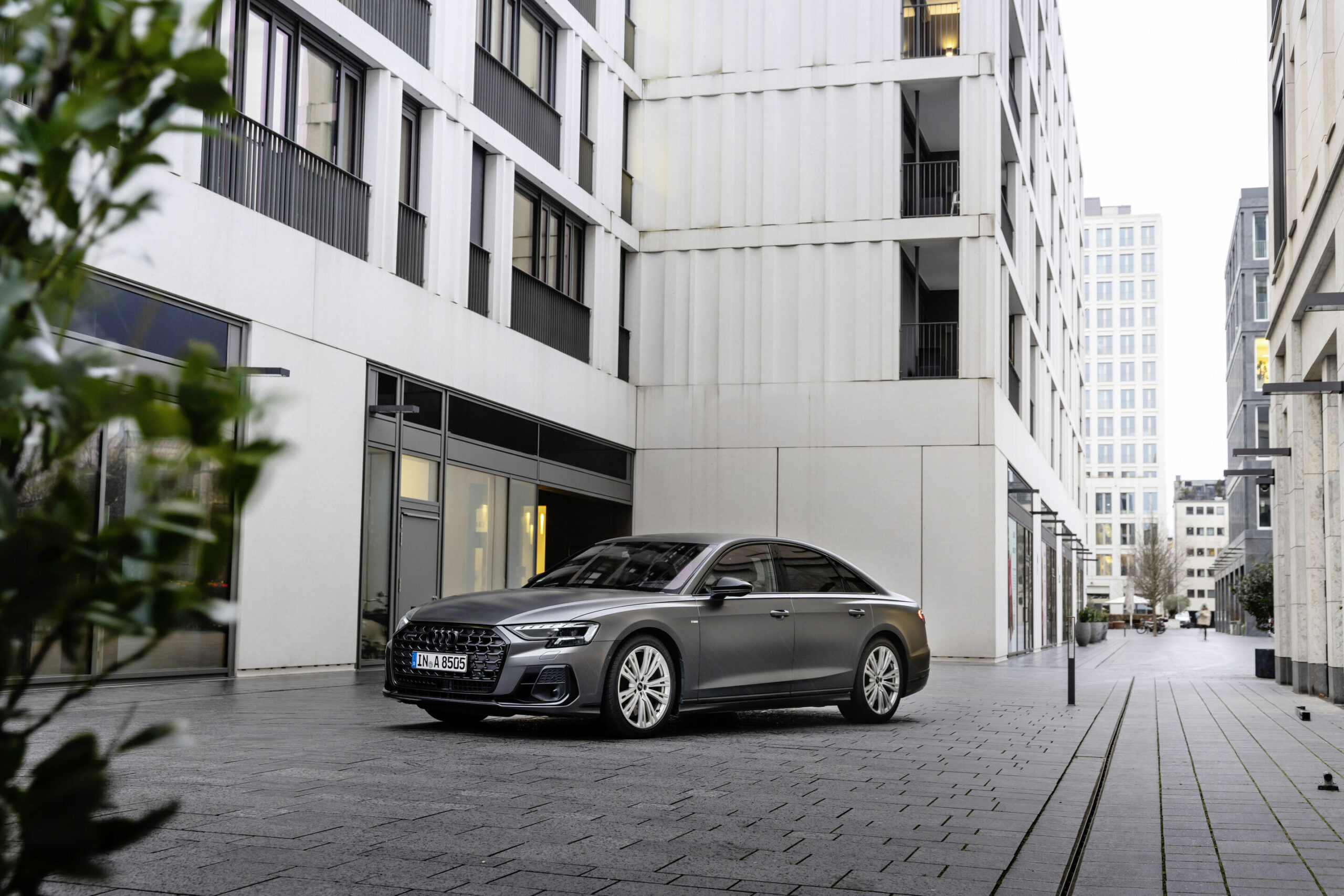Audi A8 premium saloon, a prestige car facing a PCP balloon payment refinance decision