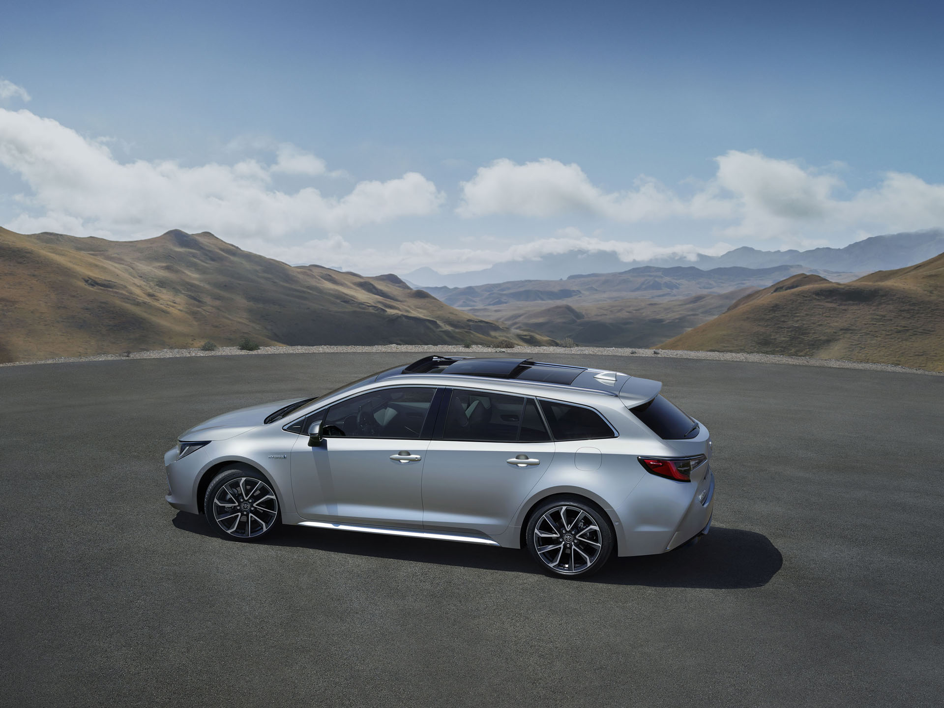 Toyota Corolla Touring Sports, a hybrid Motability estate car available from nil Advance Payment