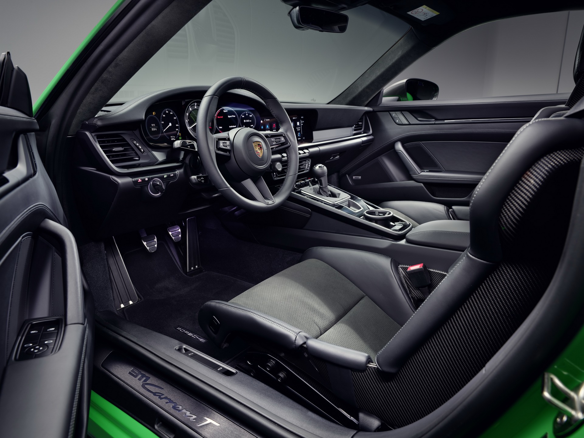 Porsche 911 Carrera T interior, a cherished car eligible for club member discounts