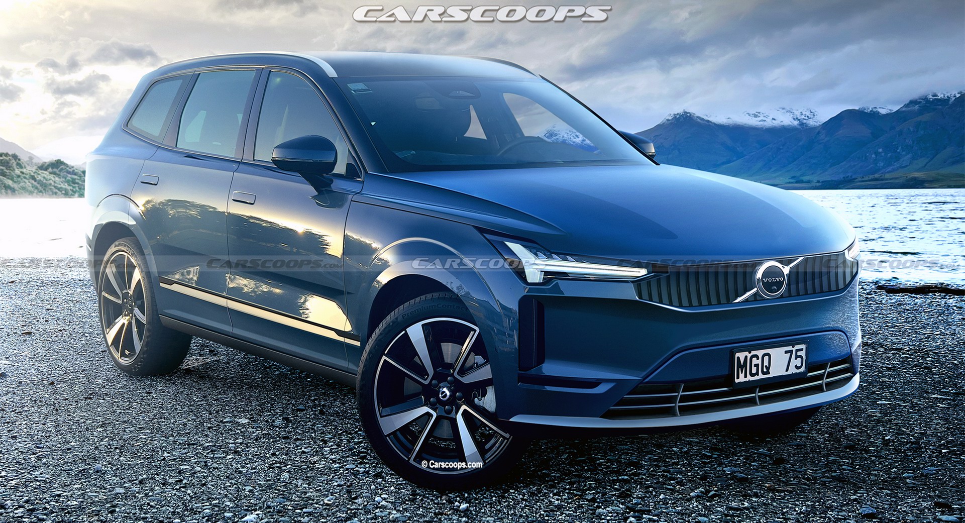 Premium electric SUV illustrating low EV benefit-in-kind in a business contract hire vs personal lease decision