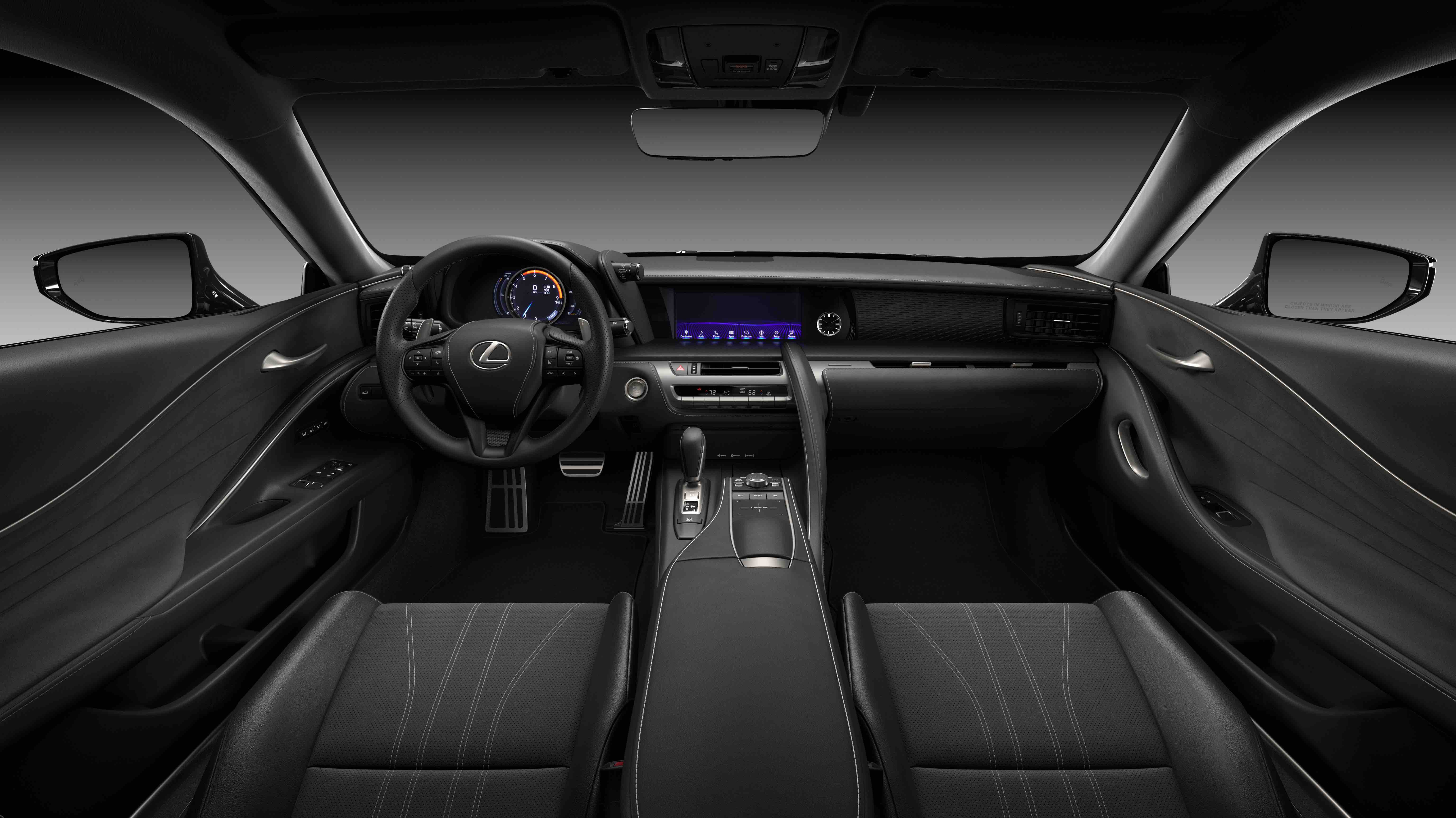 Lexus LC 500 used interior and dashboard