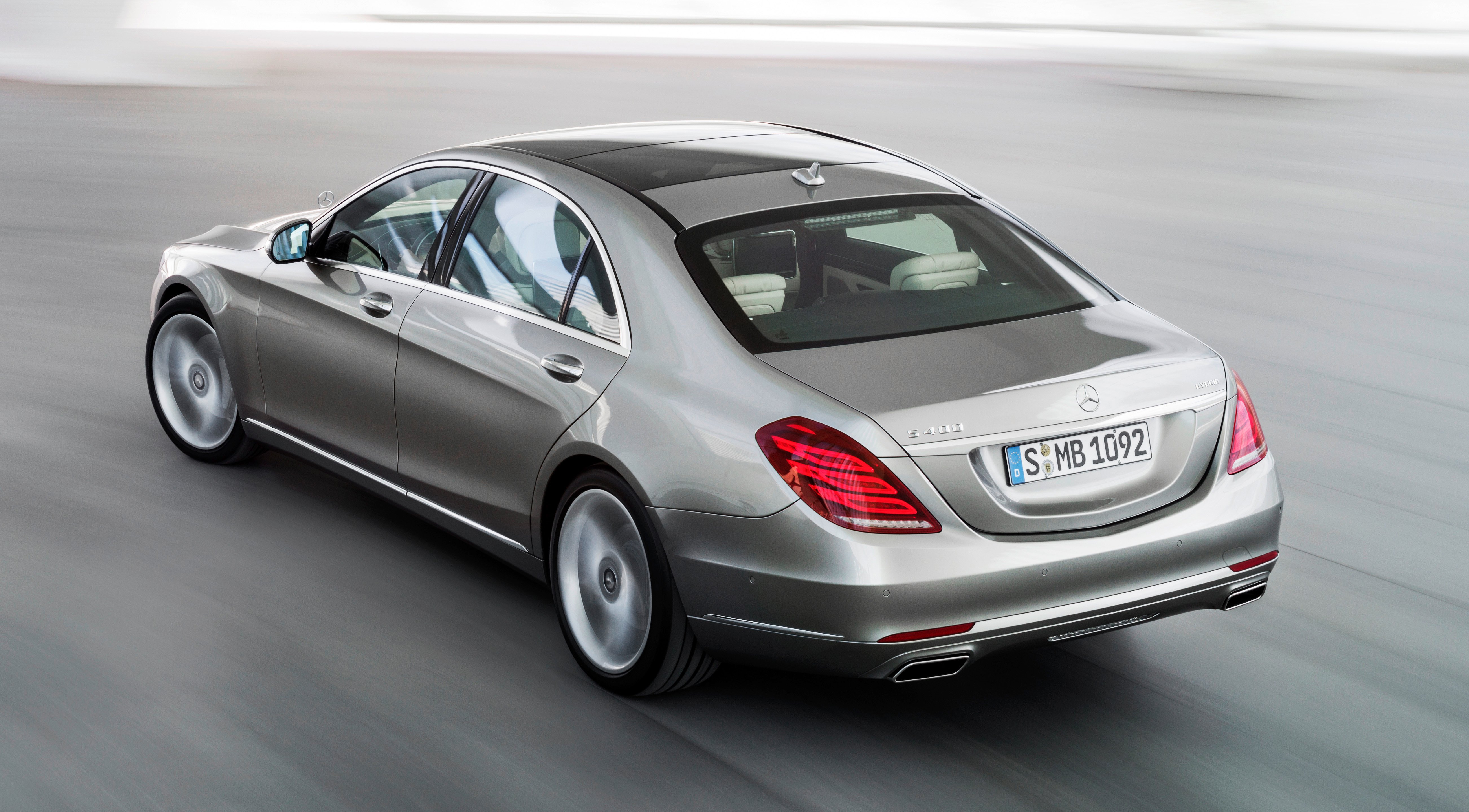 Mercedes S-Class W222 rear three-quarter driving shot, used buyer's guide