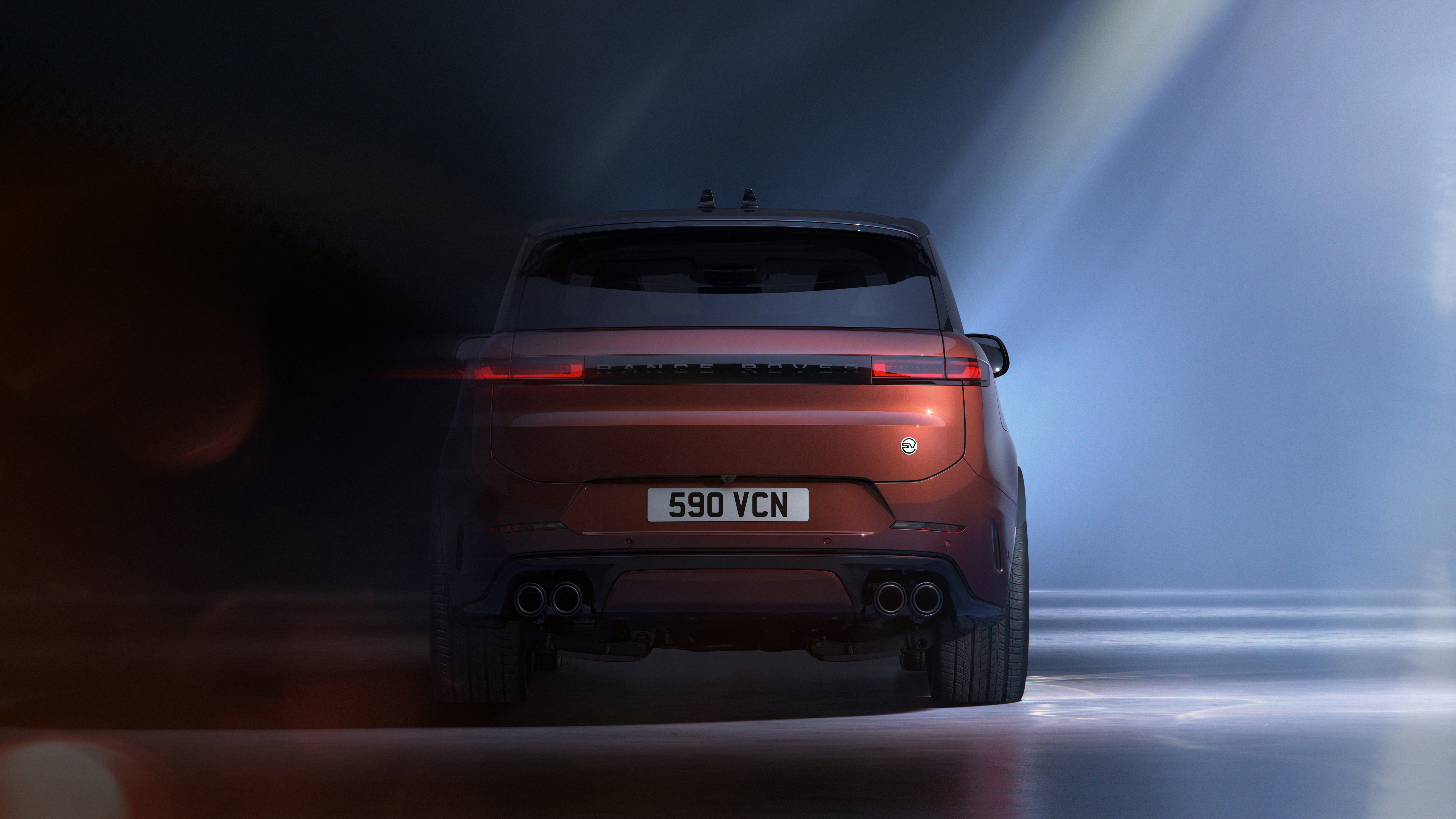 Range Rover rear view illustrating handing a car back at the end of a PCP term