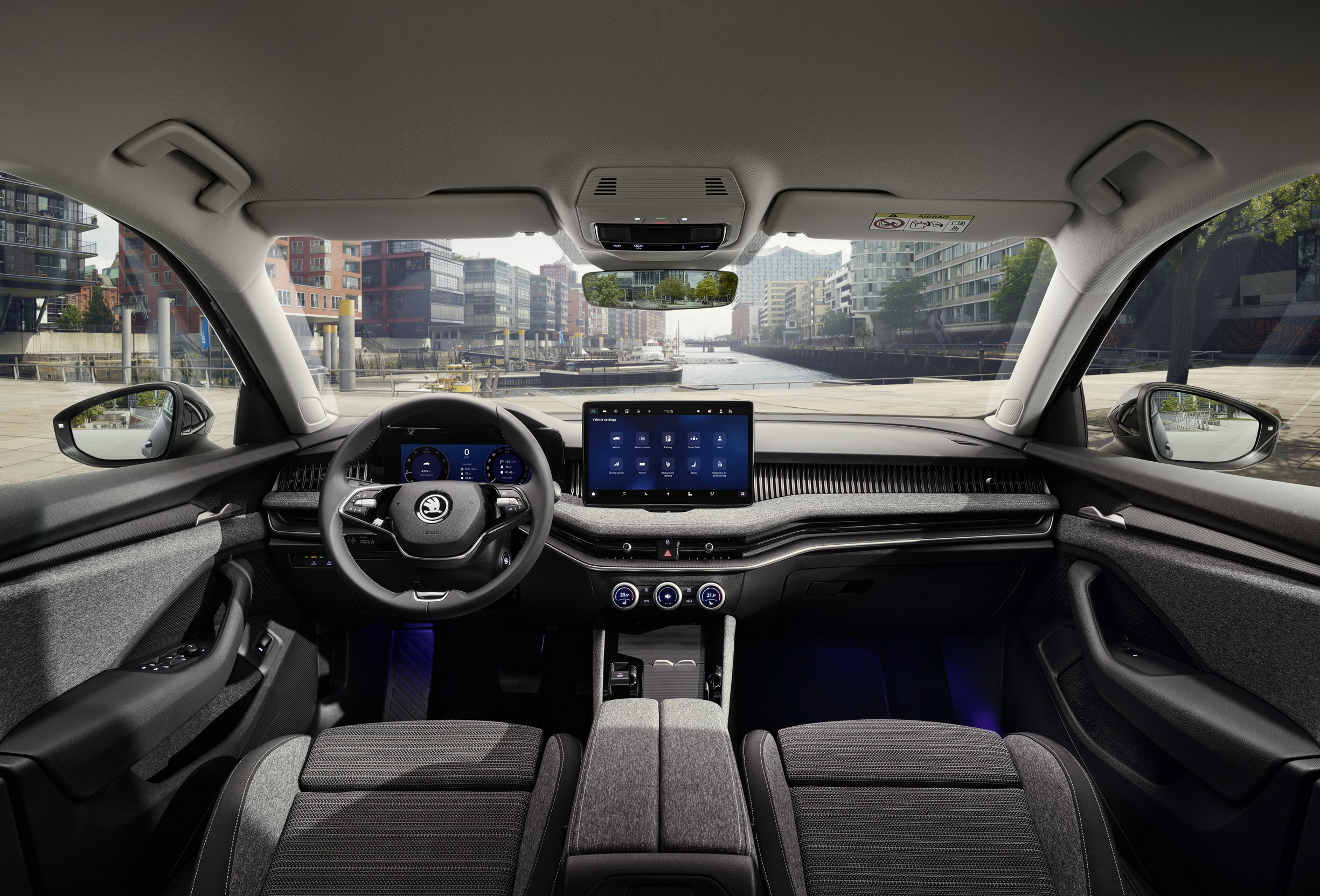Skoda Superb Estate dashboard and 13-inch screen, running costs and value
