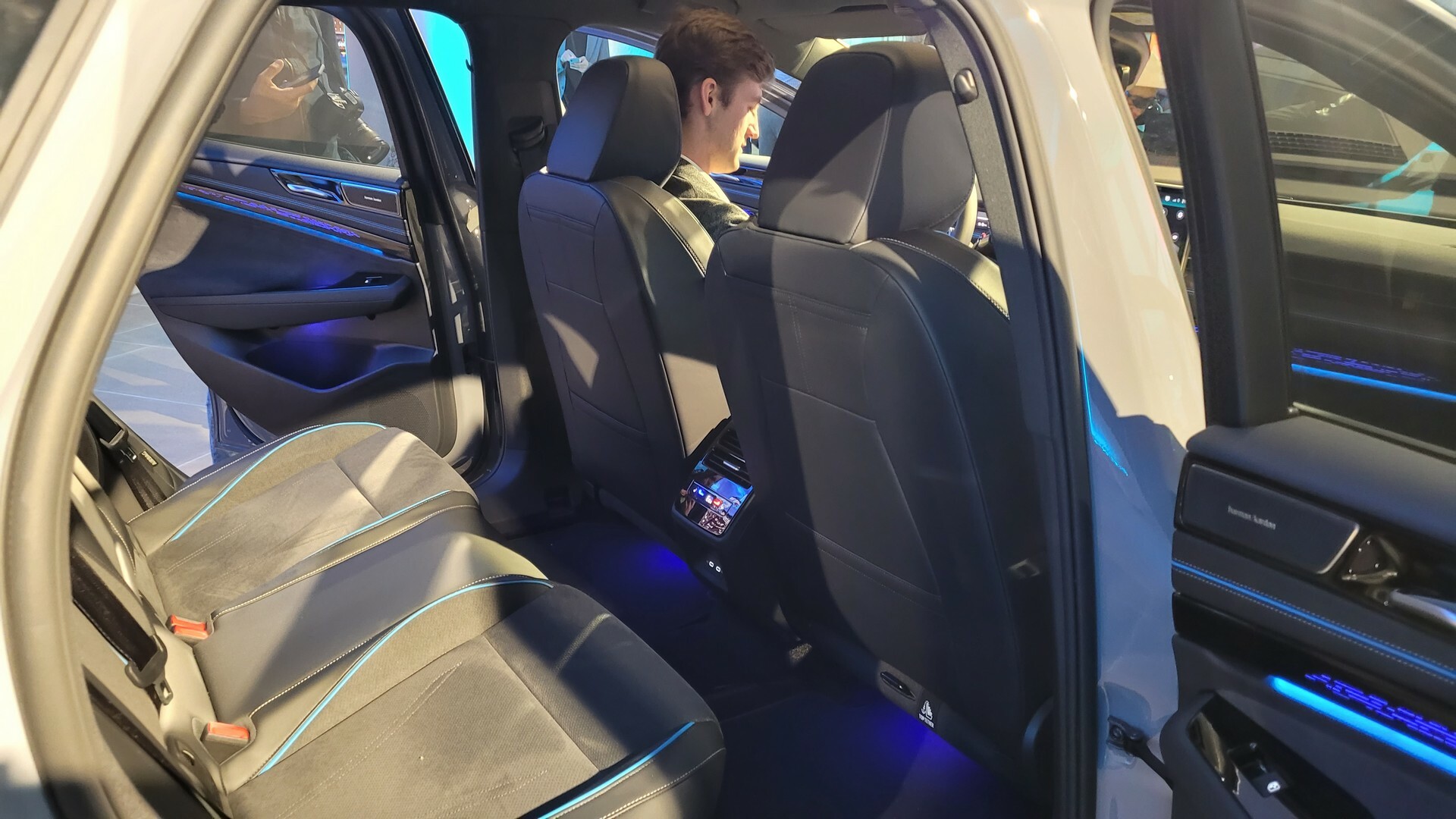 VW ID.7 salary sacrifice saloon rear cabin space for an executive EV