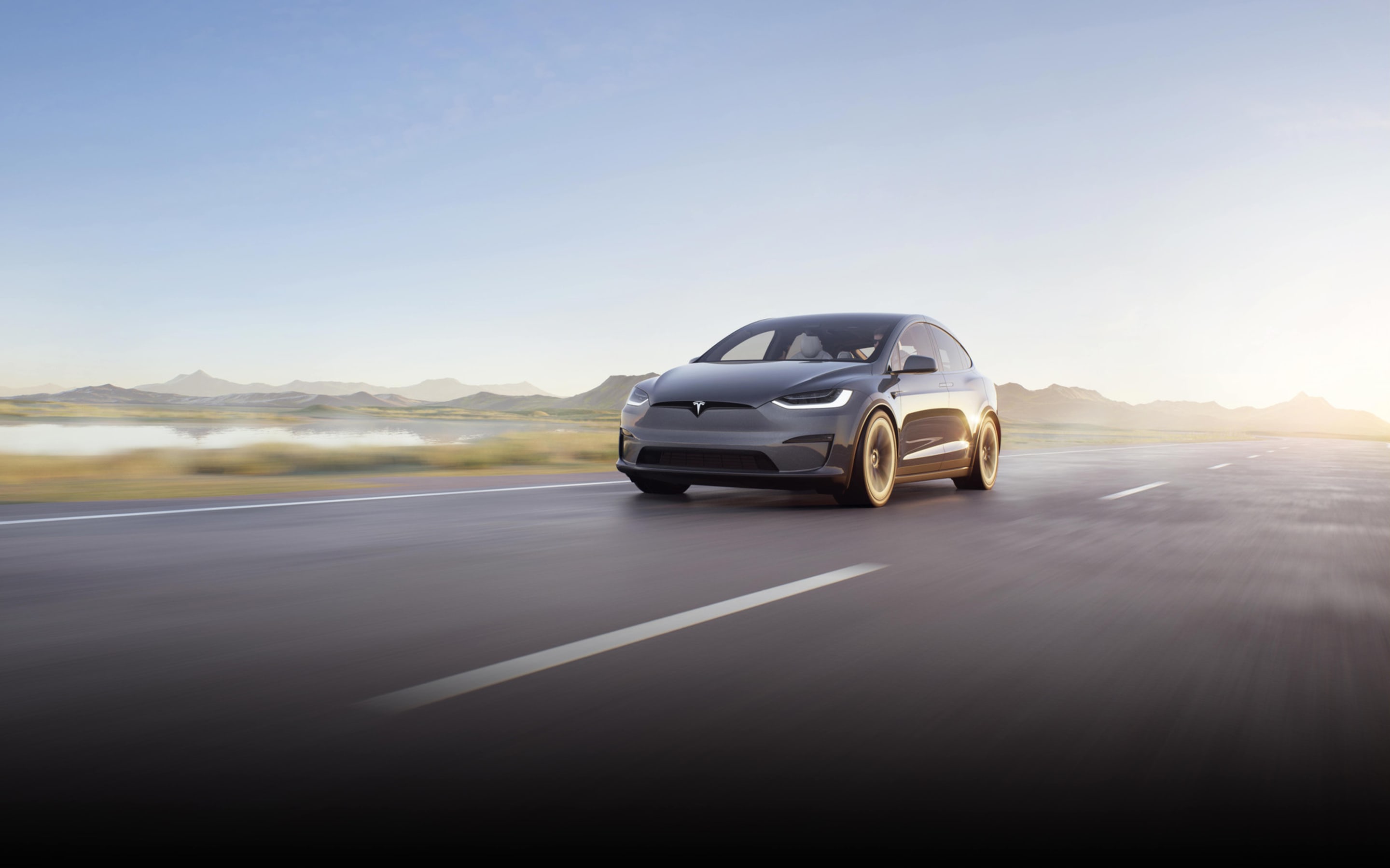 Tesla Model X Plaid in grey, the 1,020bhp performance variant a 45% taxpayer might run on payroll