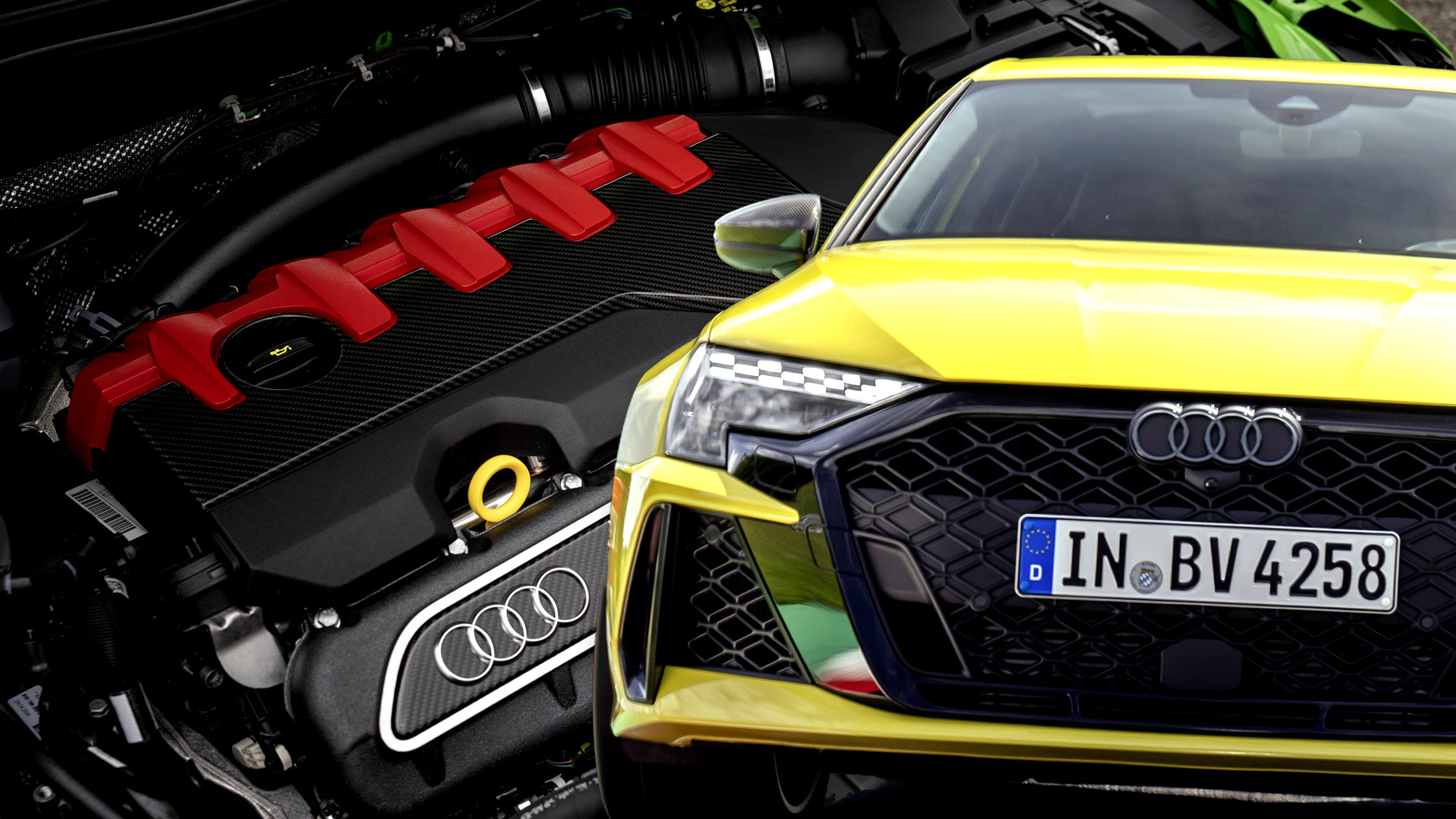 Audi RS3 five-cylinder engine, where a remap is a declarable modification for car insurance