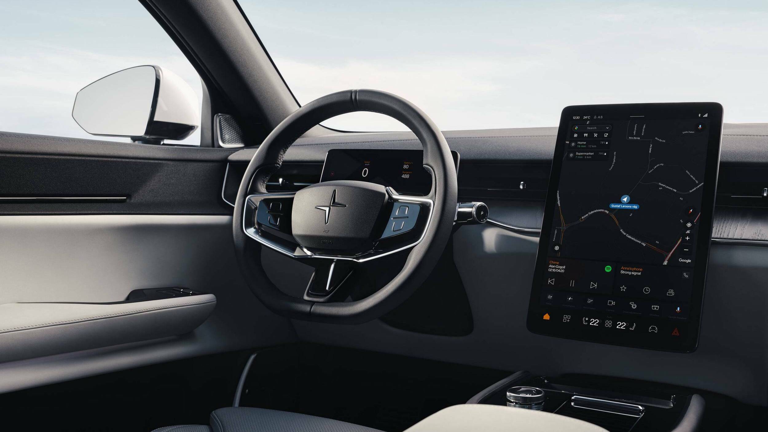 Polestar 3 interior, a household second salary sacrifice EV choice