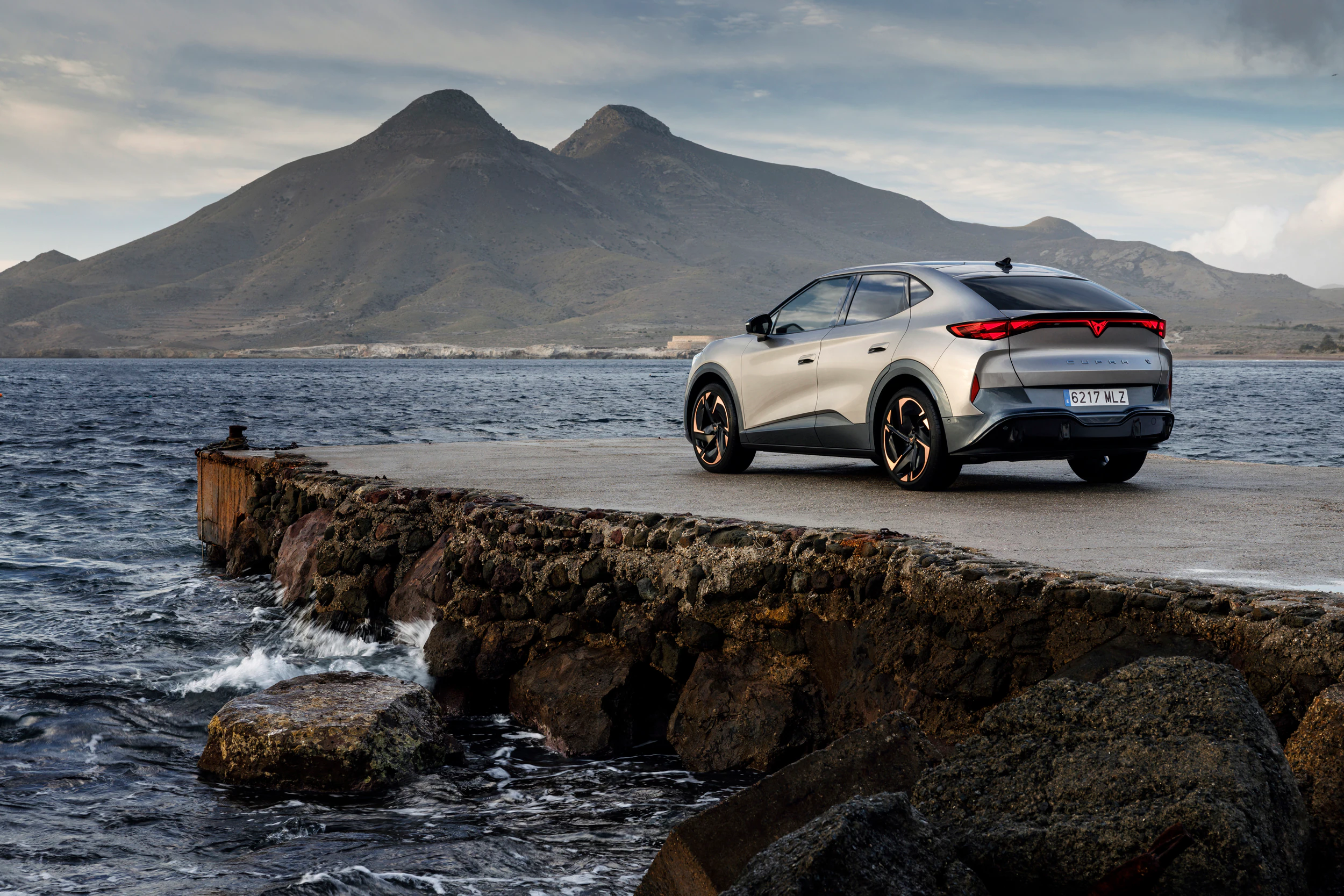Cupra Tavascan salary sacrifice electric SUV front three-quarter