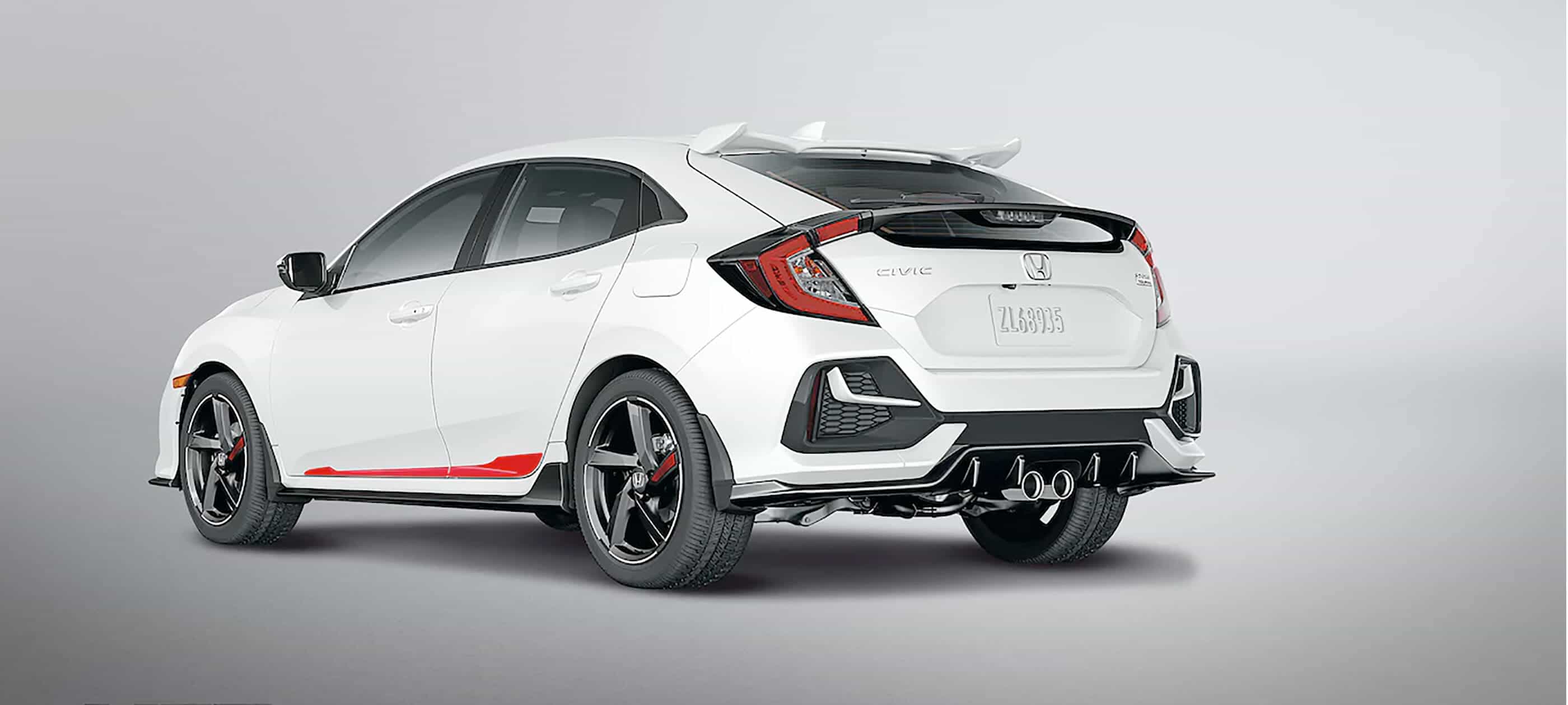Honda Civic recall: rear of the 2017 to 2021 Civic 5 Door