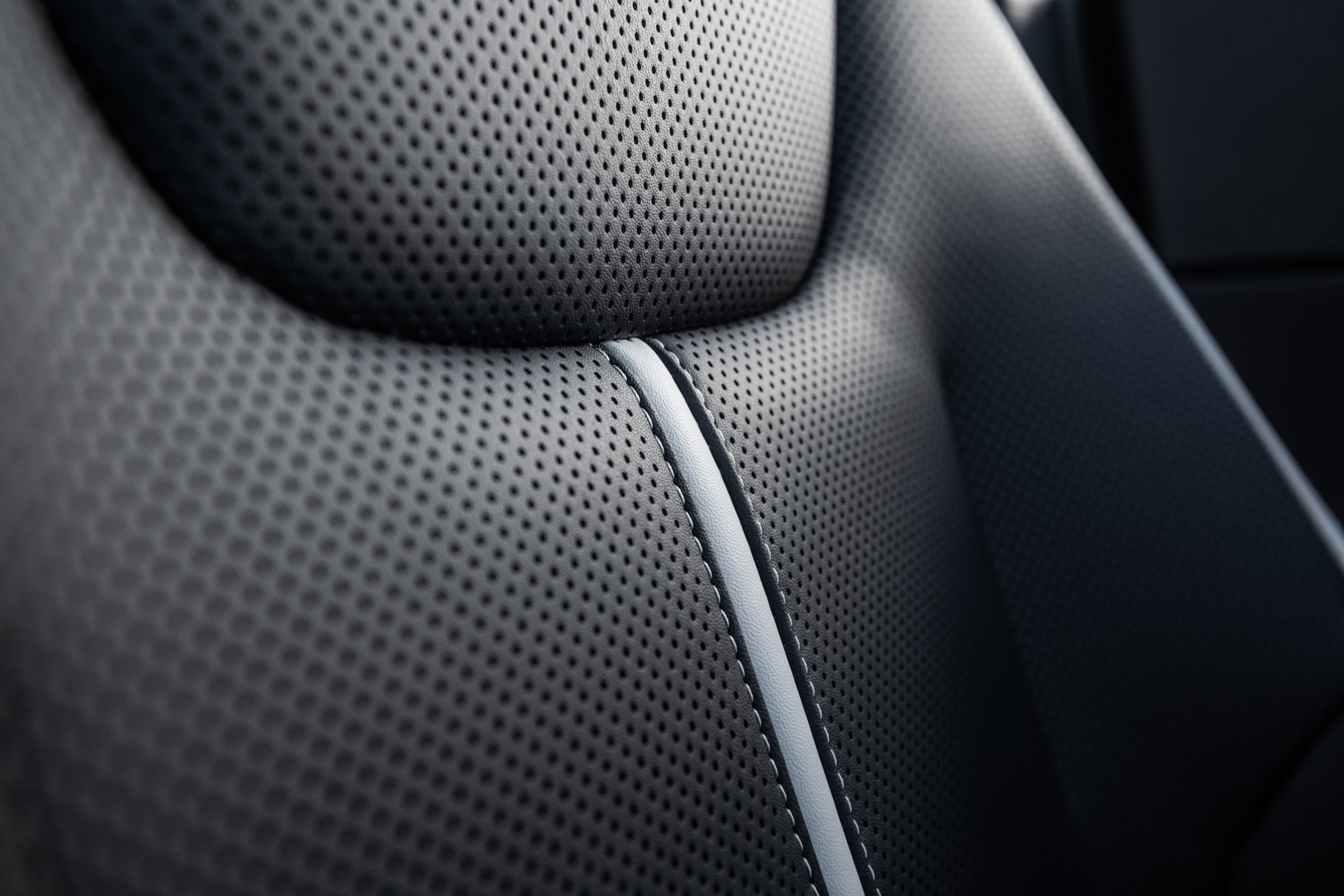 Kia EV6 interior seat detail, the cabin upgrade on the facelifted salary sacrifice contender