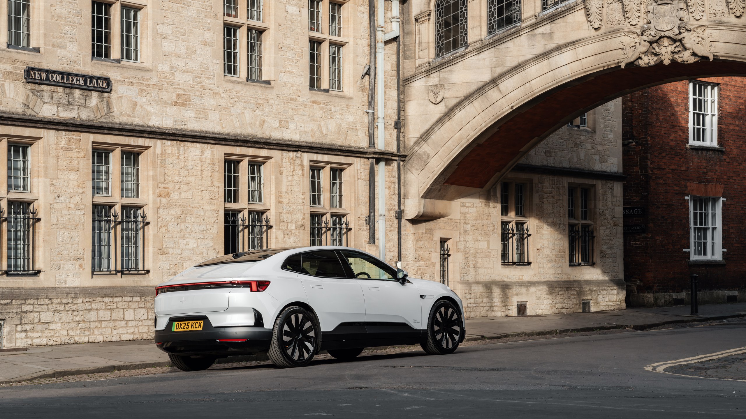 Polestar 4 rear view, an EV often taken on salary sacrifice with early-termination protection