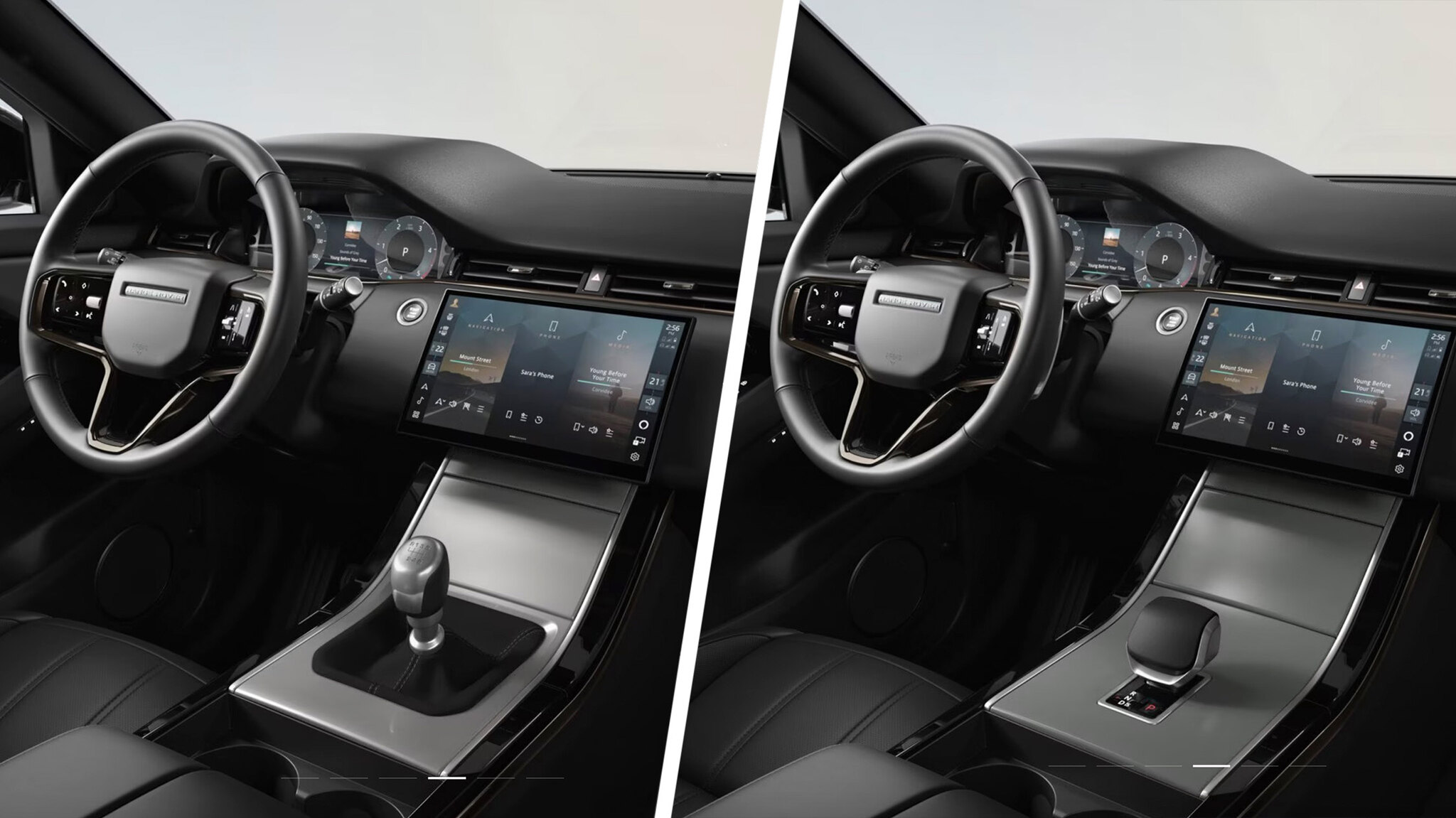 Range Rover Evoque approved used driving on a country road