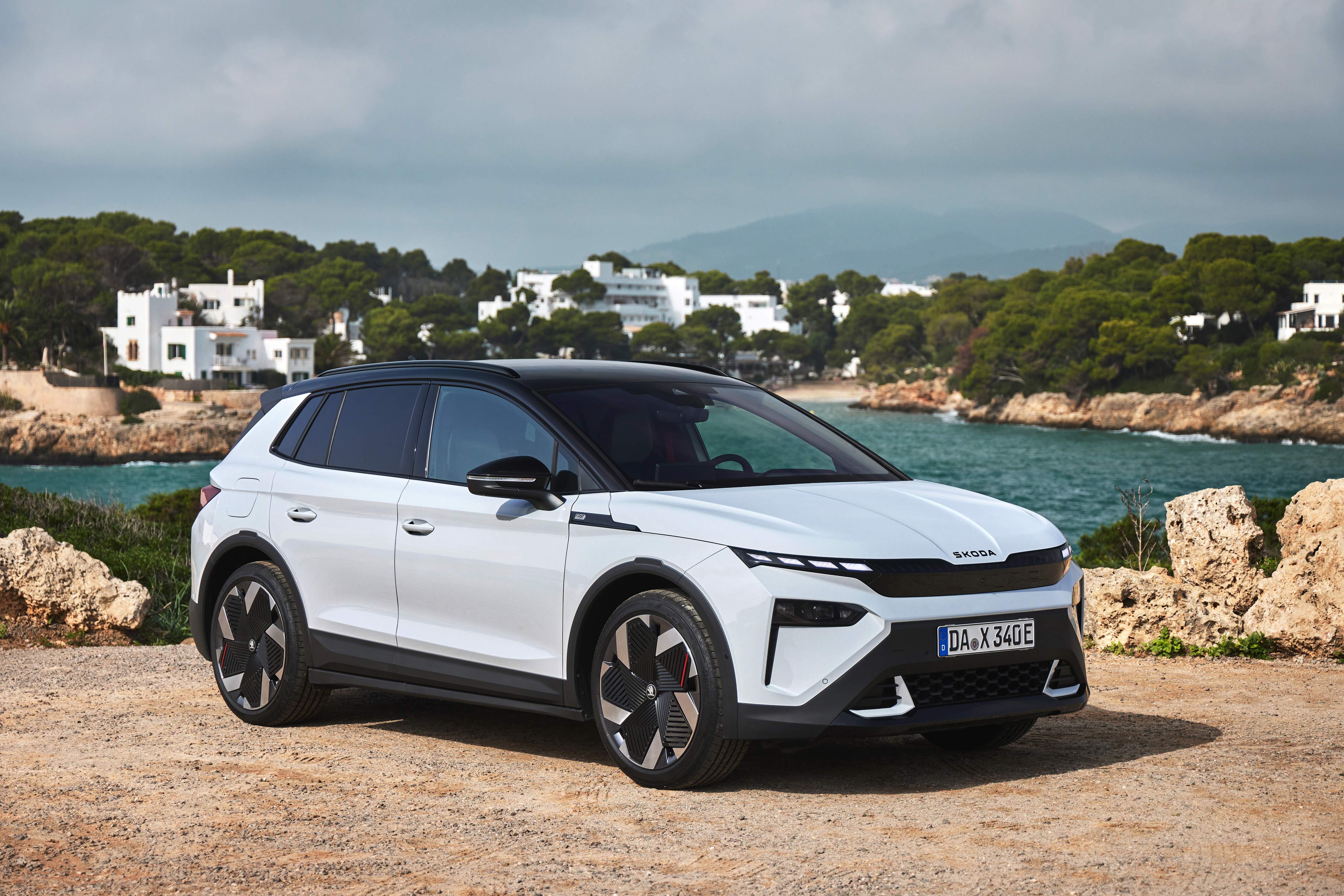 Skoda Elroq First Edition in white at its launch