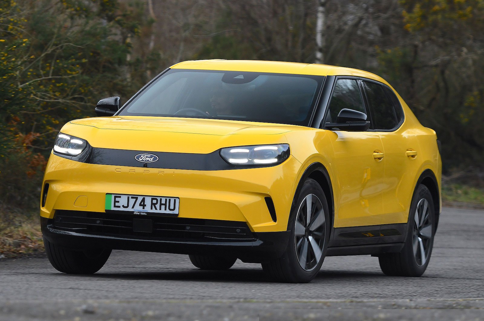 Ford Capri EV 2026 electric crossover front three-quarter