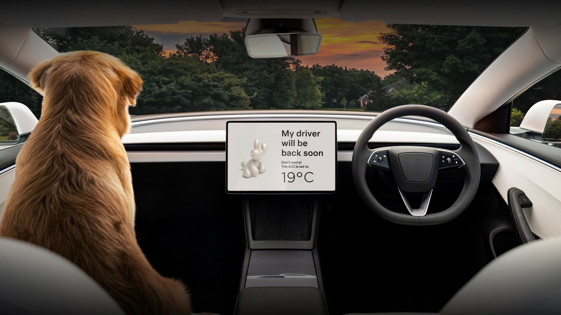 Tesla Model 3 cabin, an EV whose running cost depends heavily on where you charge