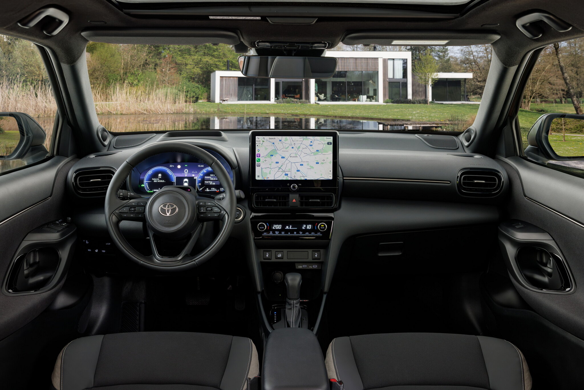 Toyota Yaris Cross interior dashboard and touchscreen