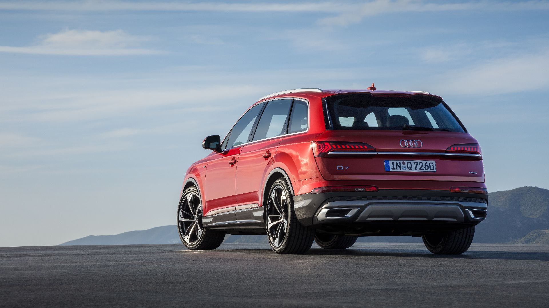 Used Audi Q7 rear three-quarter showing residual value