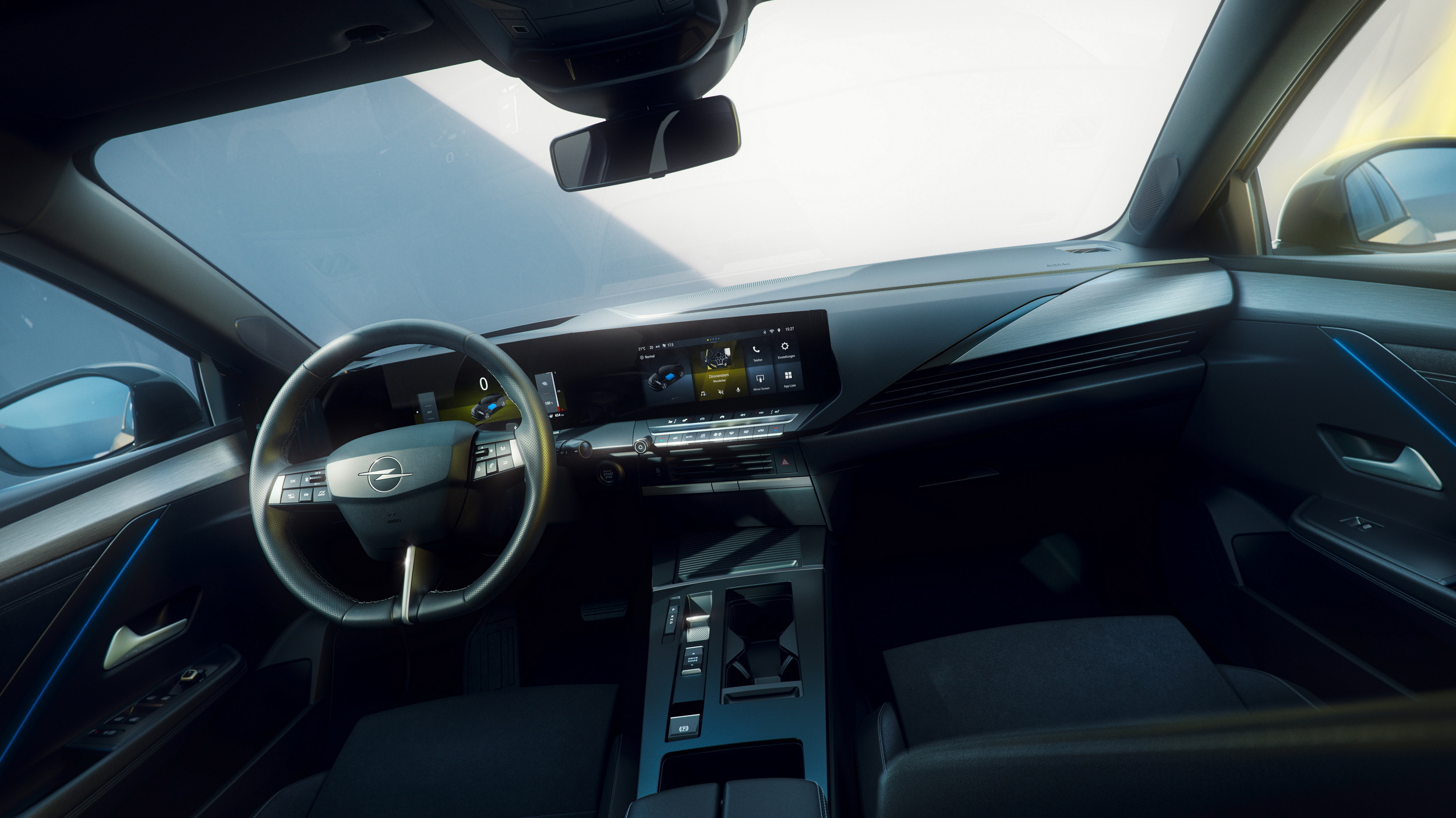 Vauxhall Astra Electric cabin and dashboard
