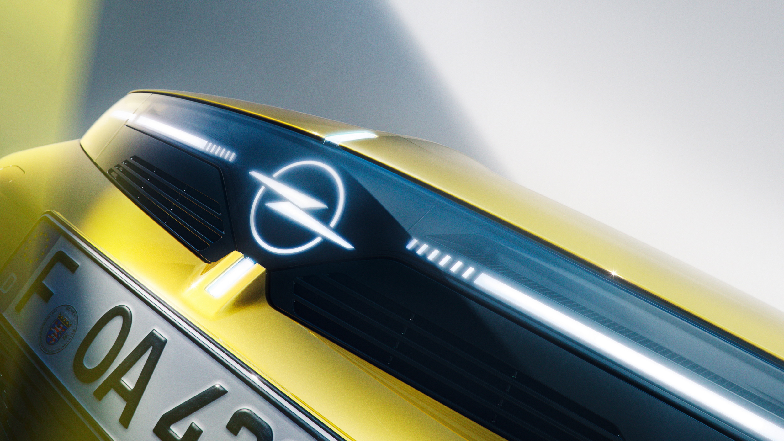 Vauxhall Astra Electric rear light bar detail