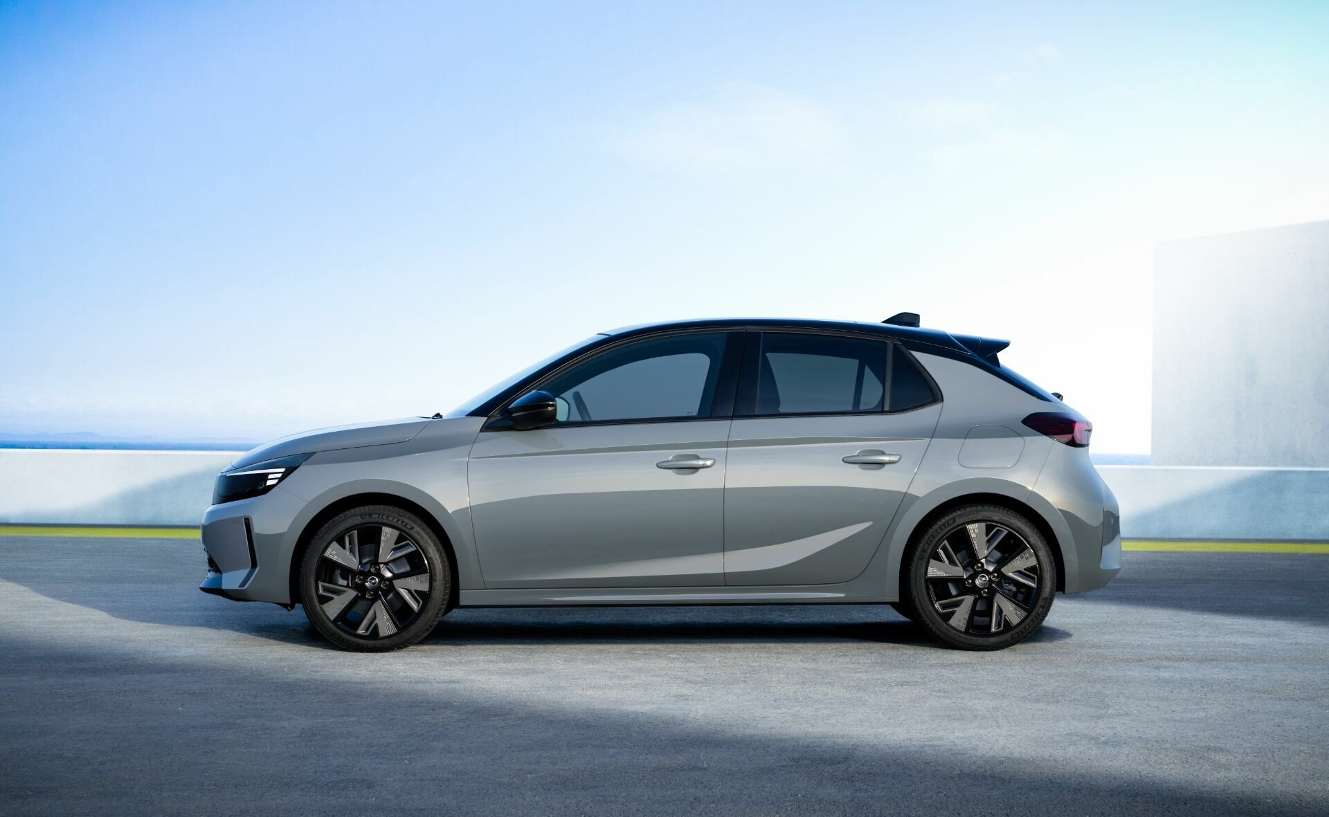 Vauxhall Corsa side profile, a common Motability scheme choice