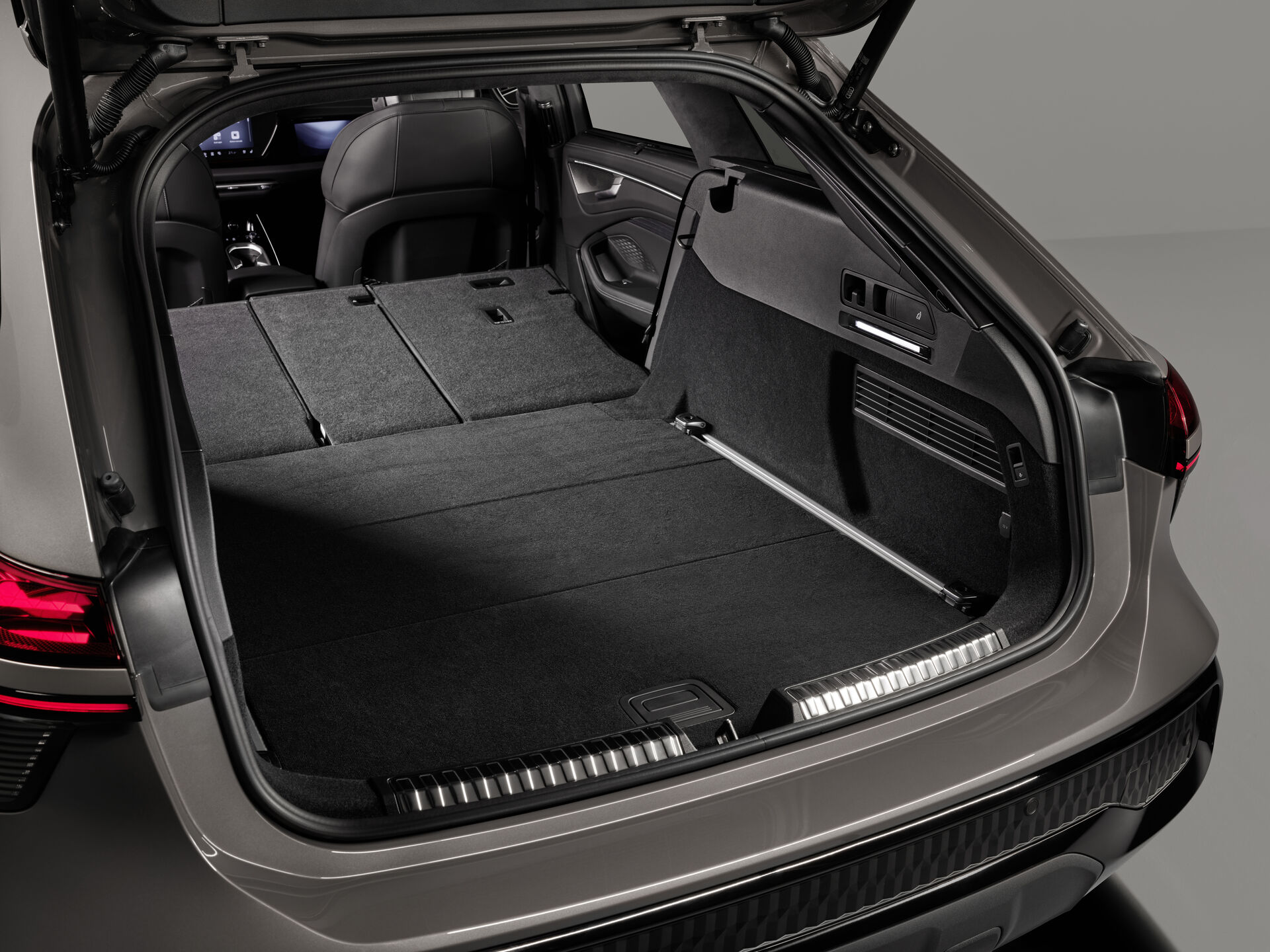 Audi A6 allroad boot with the rear seats folded